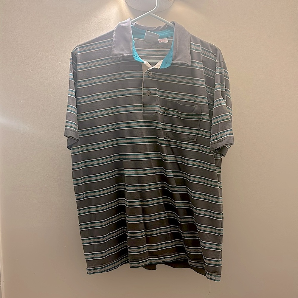 Vintage short-sleeve, button down active shirt by Manhattan